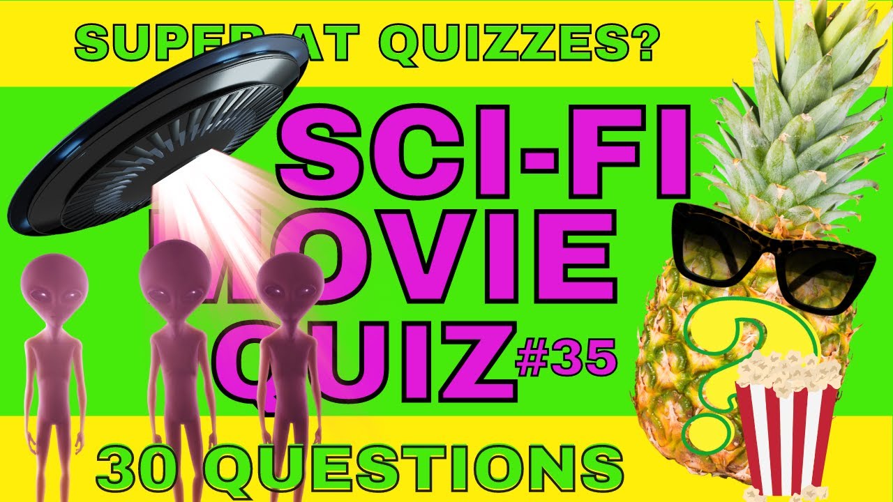 SciFi Movie Quiz 35 Trivia Fun Multiple Choice Pub Quiz Challenge