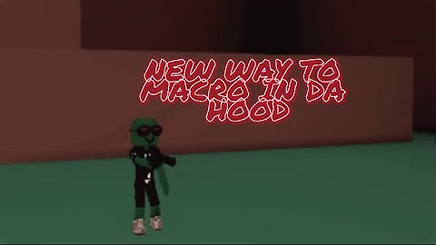 New Macro Emote In Da Hood