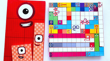 Looking for Numberblocks NEW 1K 144  Puzzle Tetris Shape | ASMR chirping of birds