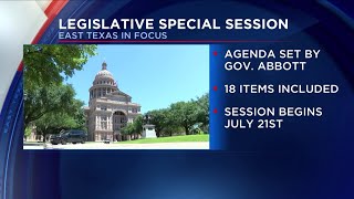 IN FOCUS: What has your East Texas lawmaker filed for the special session?