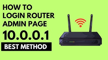 10.0.0.1 Admin Login