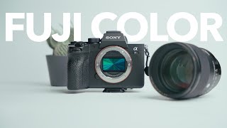 Fuji Colors for your Sony Camera | The Classic Negative Look + Free Lightroom Preset
