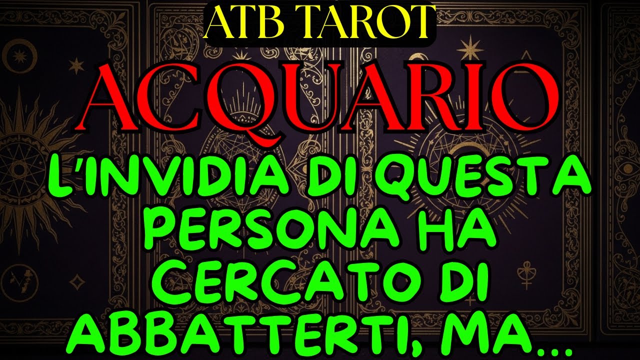 ACQUARIO: Sorpresa romantica con miliardi in tasca