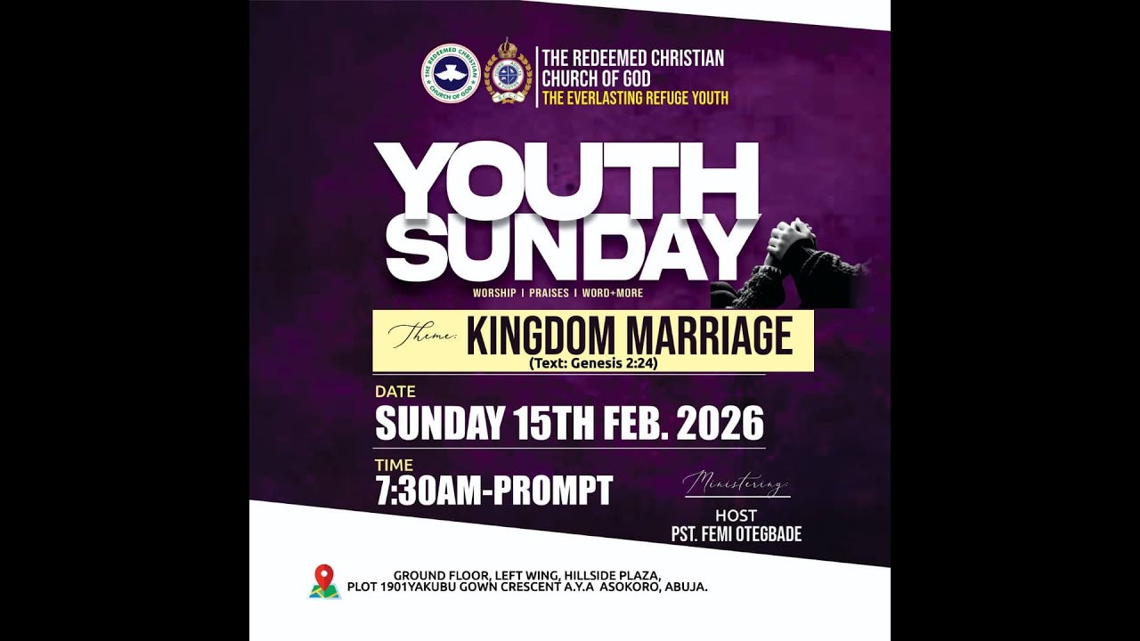 YOUTH SUNDAY || 15TH FEBUARY 2026