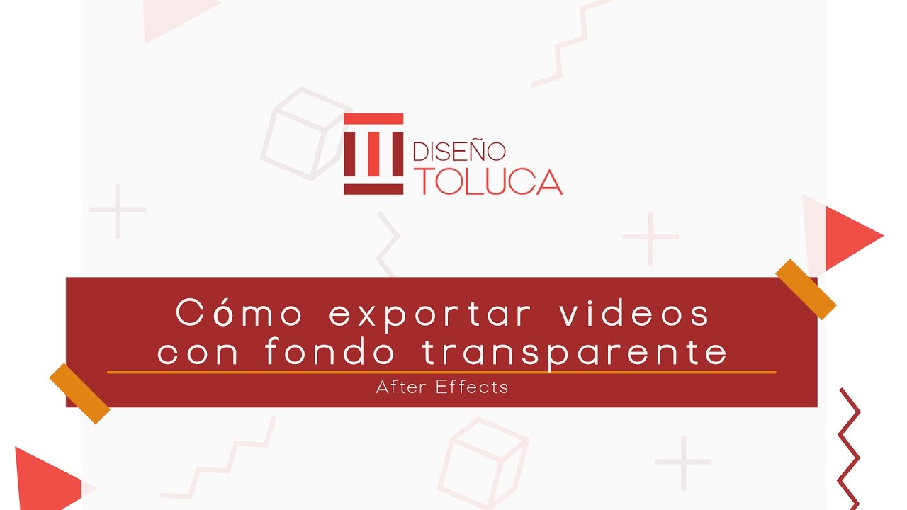 Exportar Video Sin Fondo After Effects