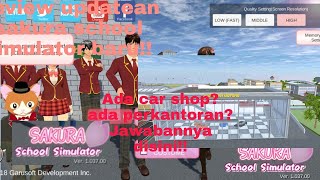 Ada sepeda? Ada kantor? Kuy update!! Sakura school simulator update terbaru banyak fiturnya! screenshot 4