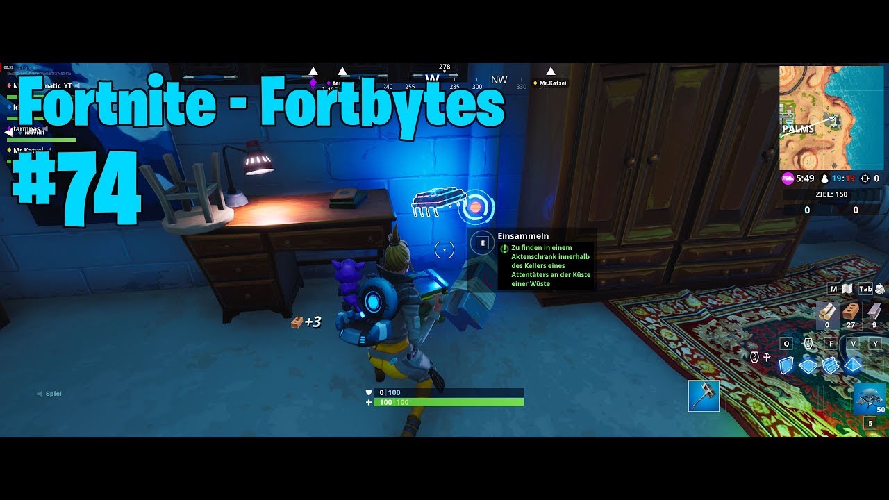 Fortnite - Season 9 - Fortbyte #74