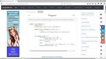 Write a Java program to calculate Fibonacci of N using memoize recursive method. | javapedia.net