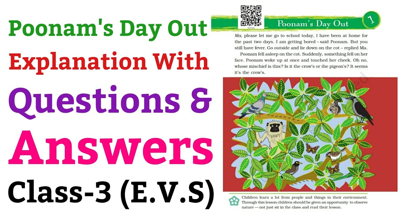 Poonam's Day Out, Class 3 | Explanation With Questions And Answers ...