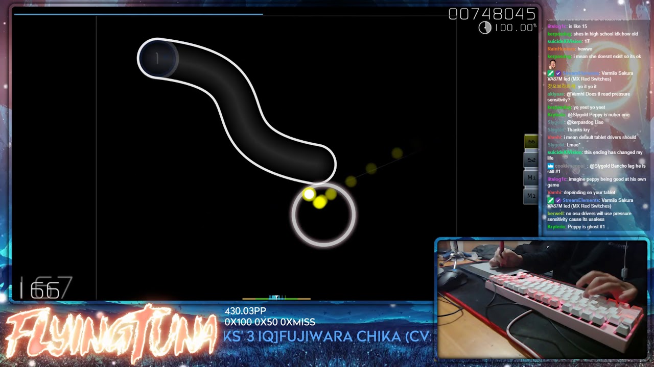[Live] FlyingTuna | Fujiwara Chika - Chikatto Chika Chika [Sotarks' 3 IQ] +HDDT 99.34% {#2 747pp FC} umbrella lyrics