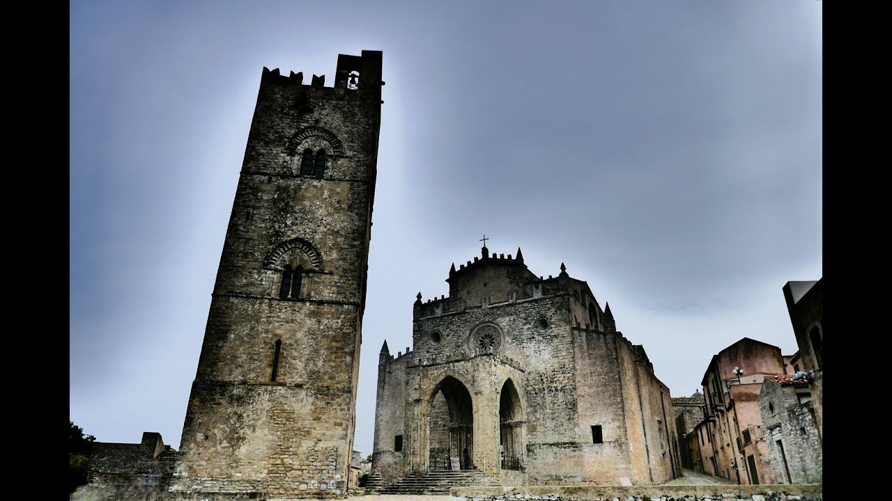 San Giuliano church in Erice, Sicily, Italy | Drone video | DJI Mini 2