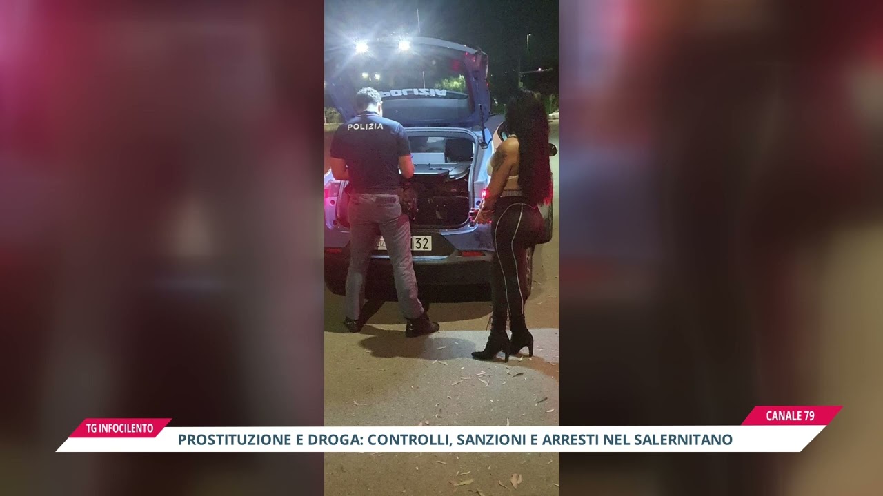 Prostituzione e droga: controlli, sanzioni e arresti nel salernitano