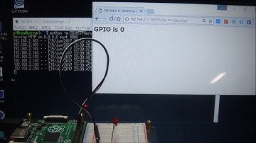 Blinking LED on Raspberry Pi via CGI Server