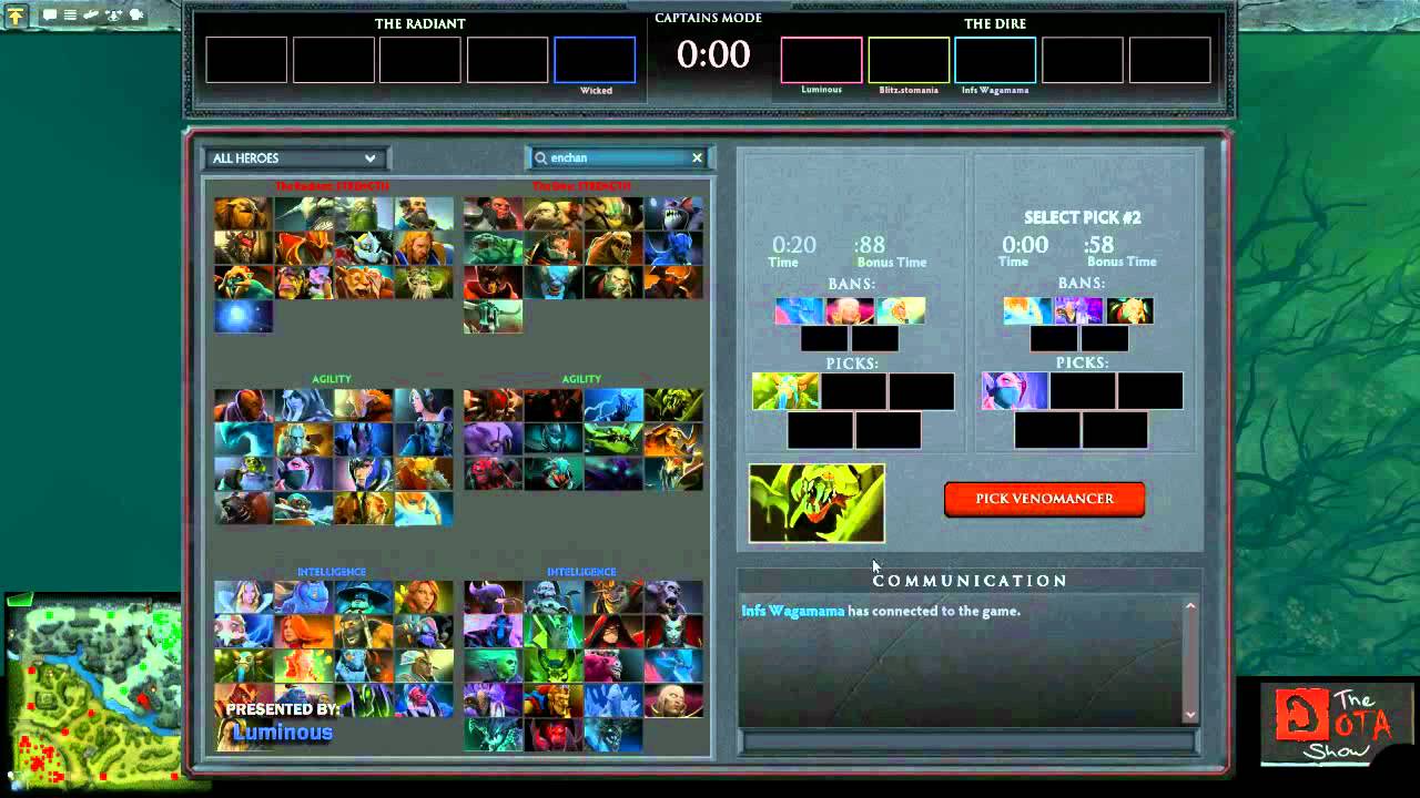 The Dota Show #28: (Out)Pick and Ban