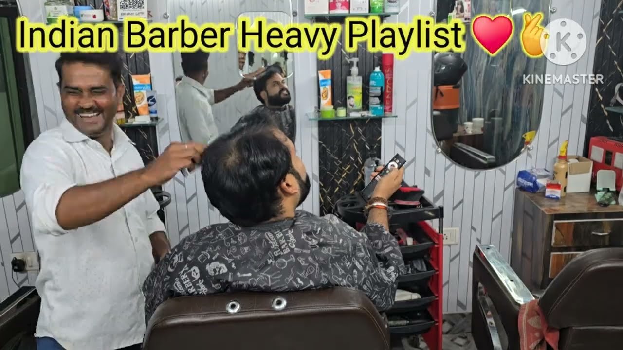 Ped Gir gaya😱|Saloon me light ni aa rhi😬|AVG. INDIAN BARBER BANGER😎|Fav Movie & Dialogue from 70's♥️