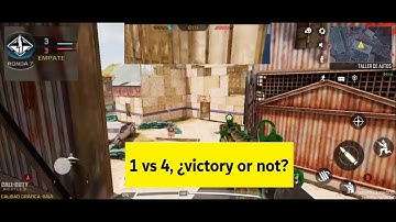 1 vs 4. Victory or not? | Call of Duty Mobile (Map: Firing Range)