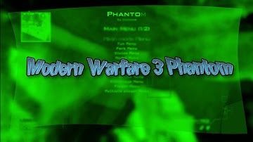 Phantom RTM Mod Menu: By FMT (MW3)