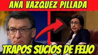 🚨 ANA VÁZQUEZ PILLADA 😡 TAPANDO LOS ERRORES DE FEIJÓO CON MENTIRAS EN GALICIA 🔥