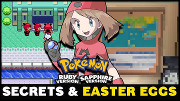 9 SECRETS & EASTER EGGS in Pokemon Ruby & Sapphire You Missed