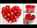 Heart Shape Chocolate Bouquet making | Valentine's Day Gift Idea | DIY Rose Bouquet