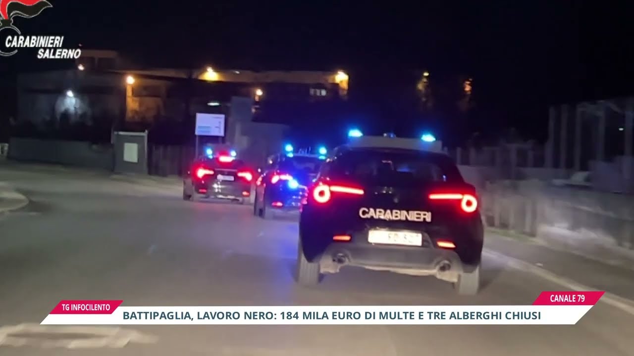 Blitz contro il lavoro nero a Battipaglia: sanzioni per oltre 184mila euro e attività sospese
