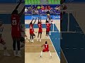 Wilfredo Leon takes on three Cuban blockers 🤯 #epicvolleyball #volleyballworld #volleyball