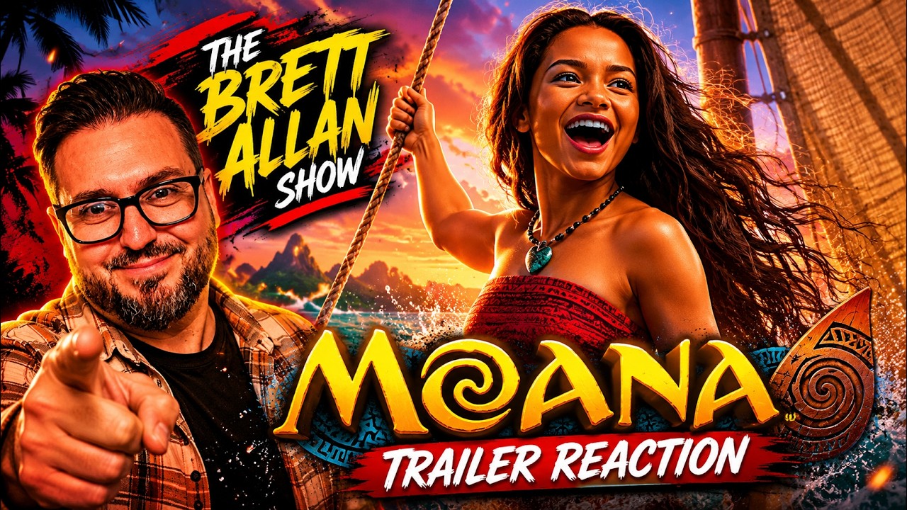 Moana TRAILER REACTION | The Brett Allan Show