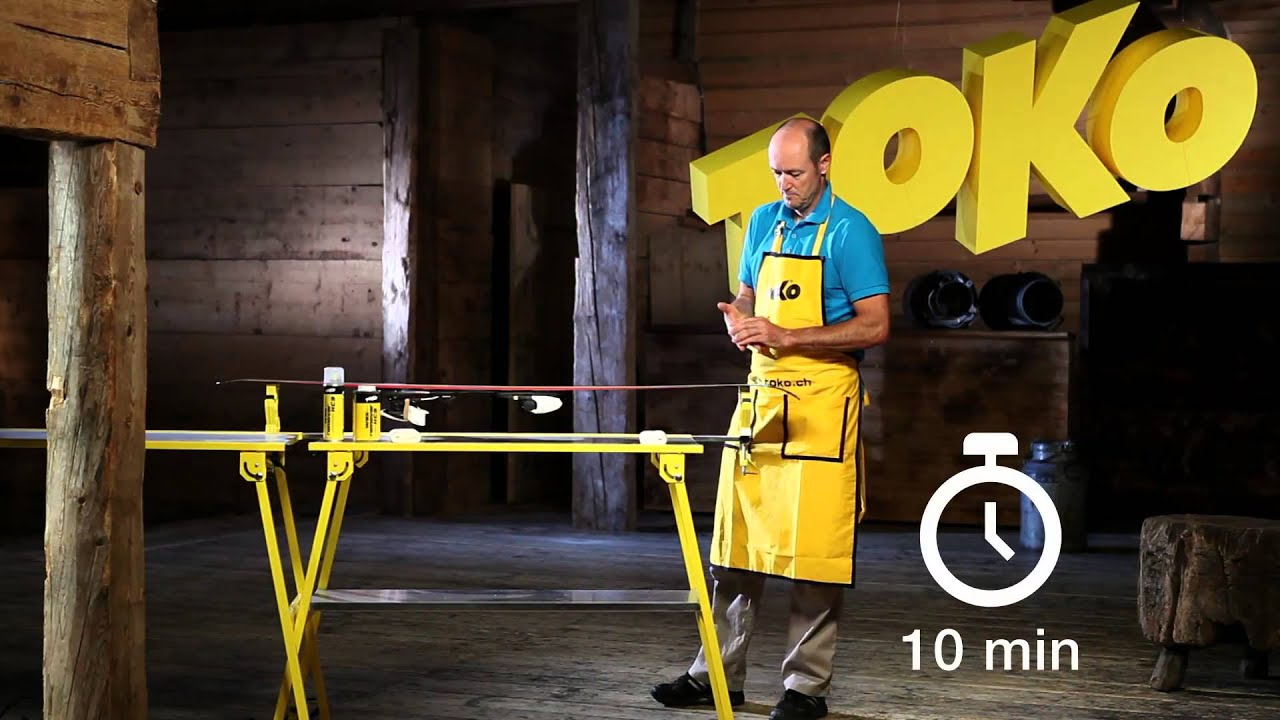 Alpine: Base Cleaning using Waxremover - YouTube