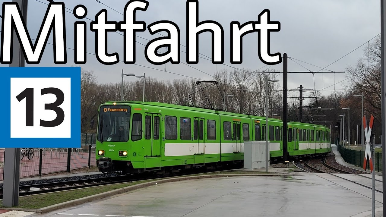 Stadtbahn Hannover | Mitfahrt | TW6000 | Linie 13 | Hemmingen - Fasanenkrug
