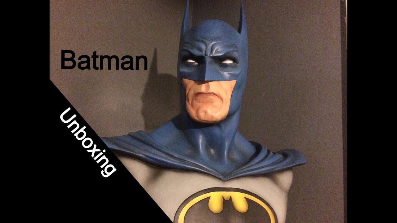 Modern Age Batman Life Size Bust Unboxing