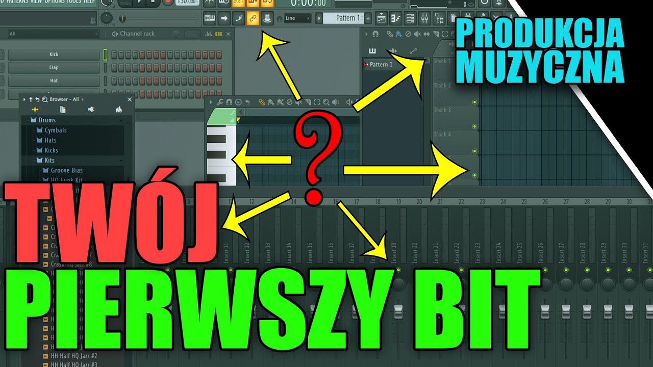 Jak zrobić pierwszy bit w FL Studio 20? | Bit od podstaw | Klasyczny hip-hop