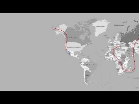 MackSolo animated route around the world!