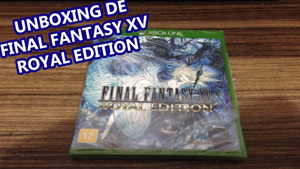 Unboxing Do Final Fantasy Xv Royal Edition Youtube 