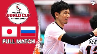 : Japan  Russia - Full Match | Mens Volleyball World Cup 2019