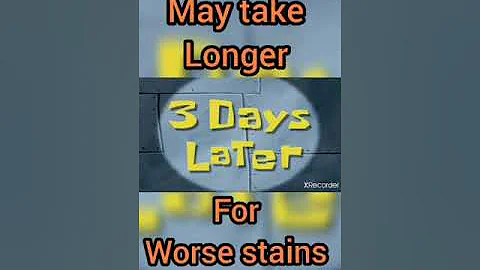 Leaf Stains on Travertine (easy removal) #shorts