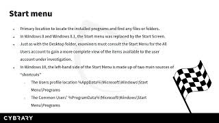 11 Module 12  Windows Artifacts    1 12 2 Windows Artifacts Part 2