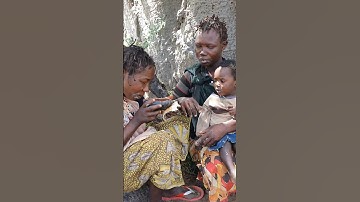 FEEDING THEIR KIDS | HADZA PEOPLE #bushlife #hadzabetribe #food #hunting #africa #animals #wildlife