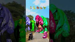 Big dinosaur chase T-rex chasingpart -1286#shorts #dinosaur#youtube#dinosaurs #superman#ddininner🐯🦣🦖