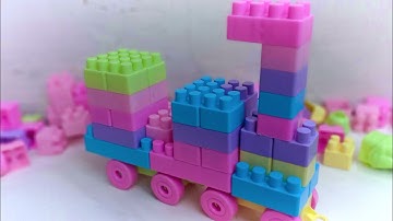 Satisfying LEGO Building Blocks Locomotive Train ASMR | Relaxing Train Build