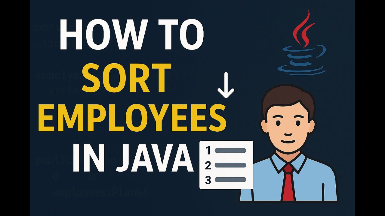 Sort employee List using Java 8 | Java Interview Question | Comparable ...
