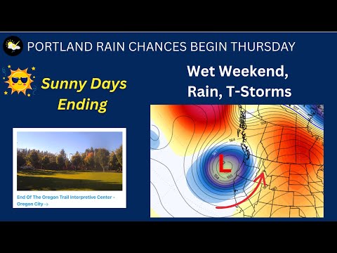 Portland Weather, Weekend Looks Wet!