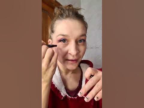 макіяж, що скриває синці на лиці #макіяж #makeup #стрілки #косметика # ...