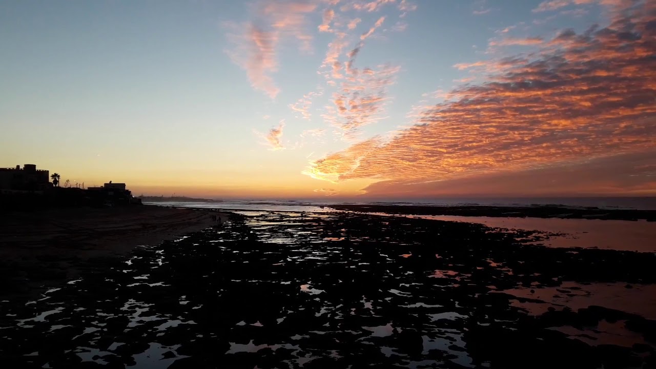 Sun Set Plage Guy Ville Temara Youtube