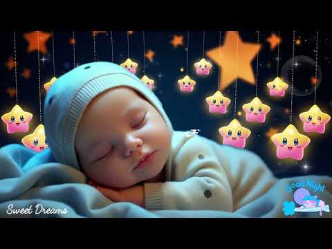 Baby Sleep Music 🌙 Mozart & Brahms Lullabies for Calm Nights, Deep Rest & Sweet Dreams 💤