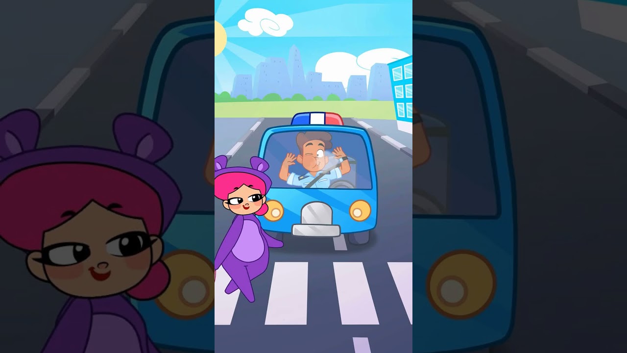 Don't Cross the Road at the Red Light! 🚦🚗 Traffic Safety with Mom