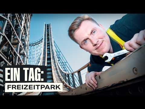 Arbeiten auf der Achterbahn - 1 Tag in einem Freizeitpark