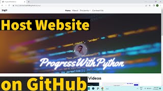 Host your Website on GitHub for Free