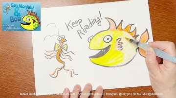 Painting SEA MONKEY & BOB (giving away this art over on Twitter)