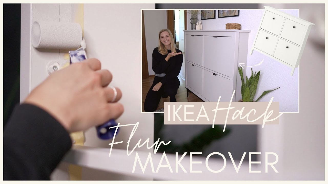 UPCYCLING FLUR MAKEOVER | IKEA HACK | HEMNES Schuhschrank | DIY