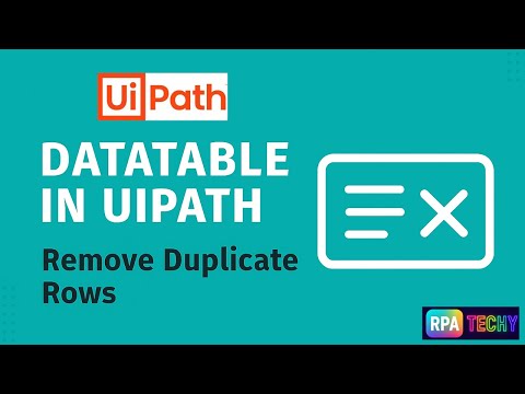 UiPath Tutorial – Remove Duplicate Rows Activity Explained with Real-Time Example